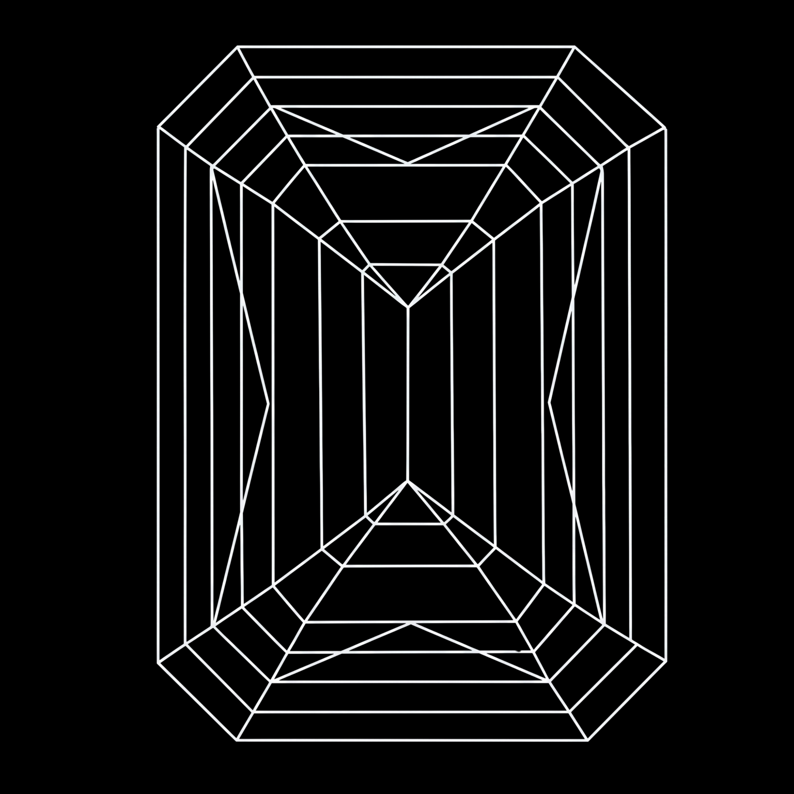 Royal Rays diamond blueprint shape 02