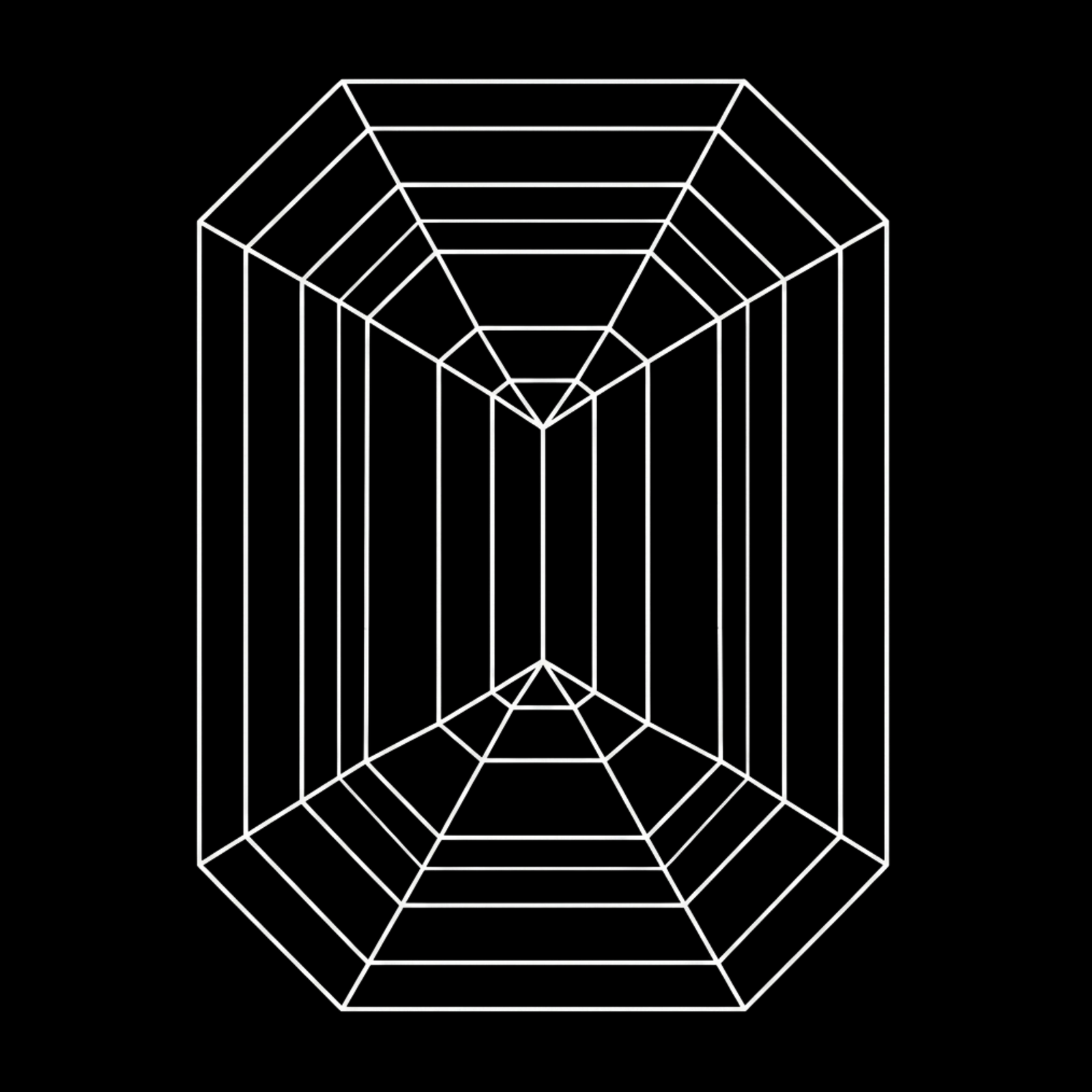 Royal Rays diamond blueprint shape 06