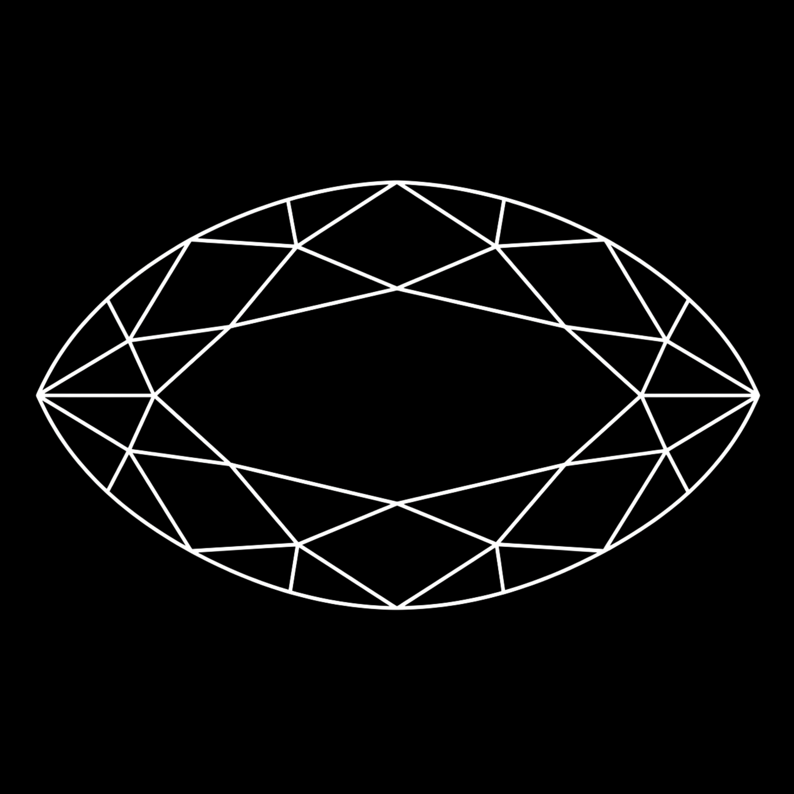 Royal Rays diamond blueprint shape 10